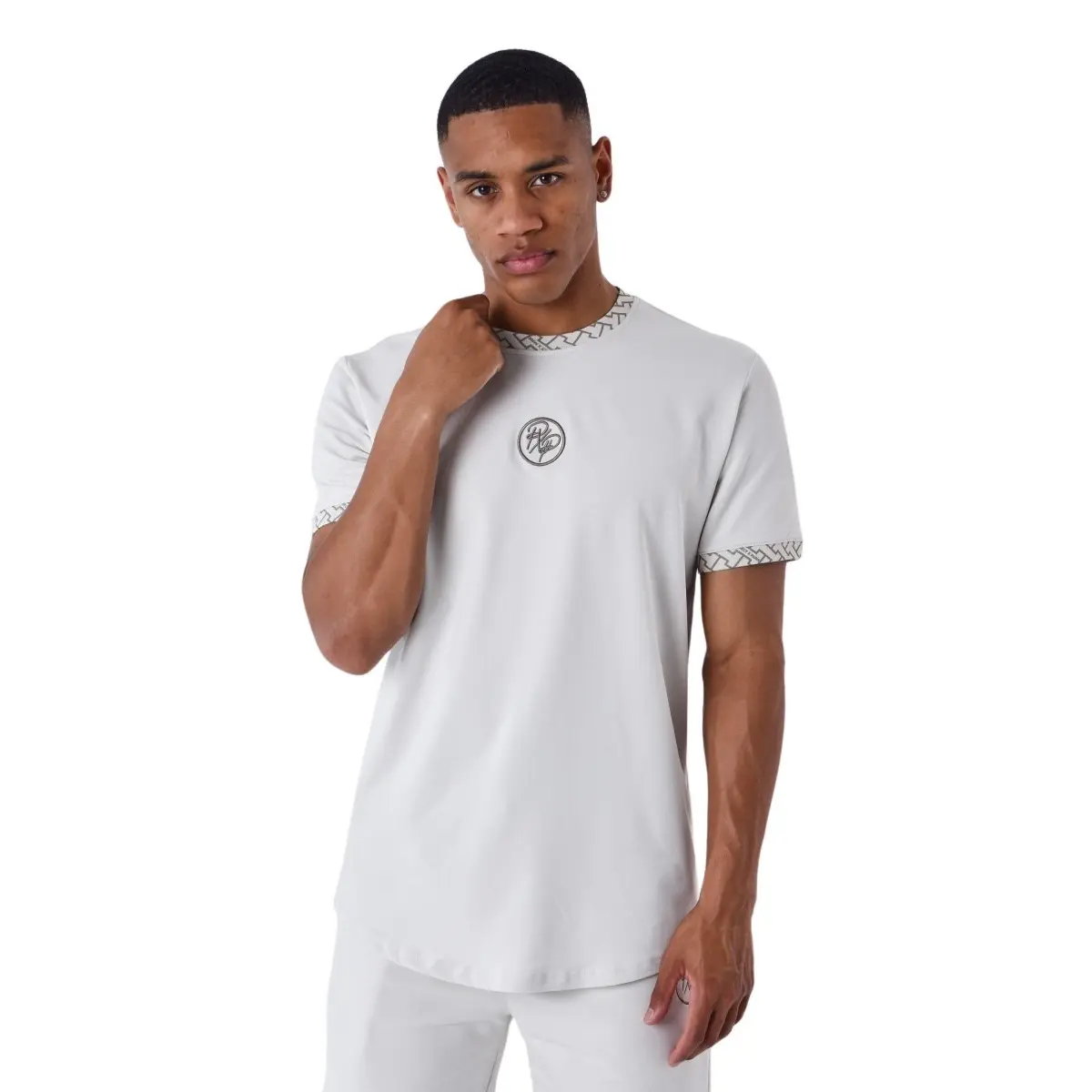 3665957243107 - T-Shirt mit gewebten Details Labyrinthe