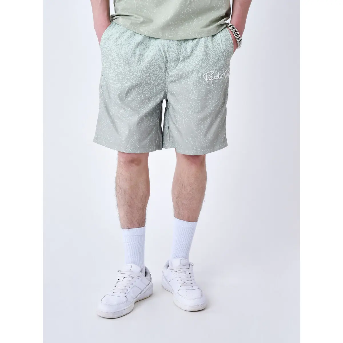 Short De Bain Project X Paris Groovy Sun Imprimé Soleil 70's - Confort Et Style