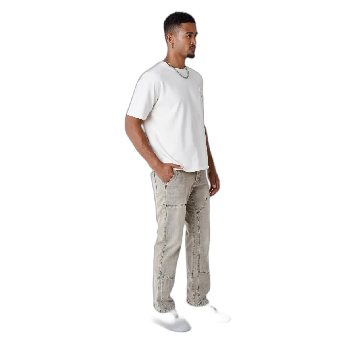 Jeans larghi da carpentiere