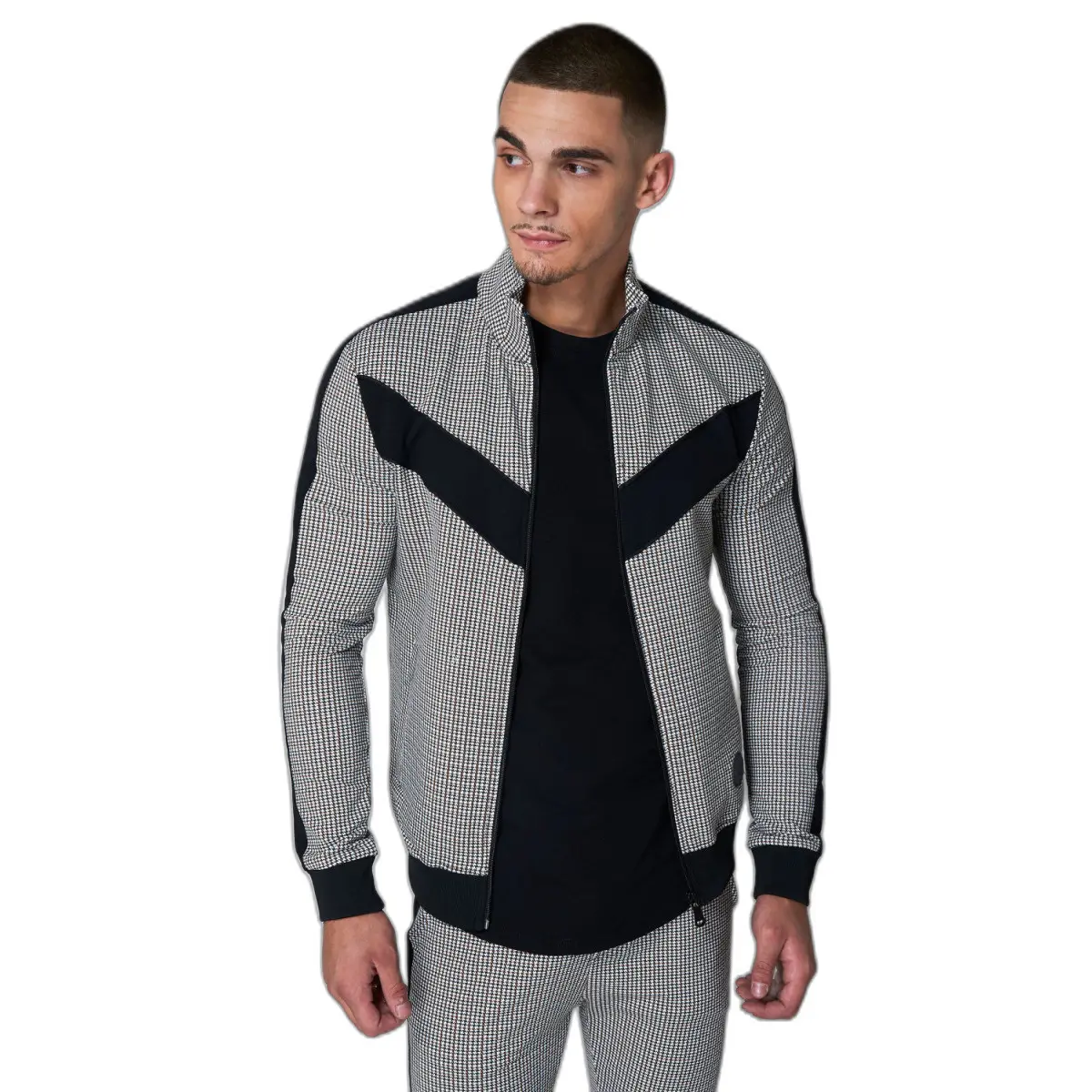 3701161737855 - Kontrastreich bedruckte Jacke Project X Paris