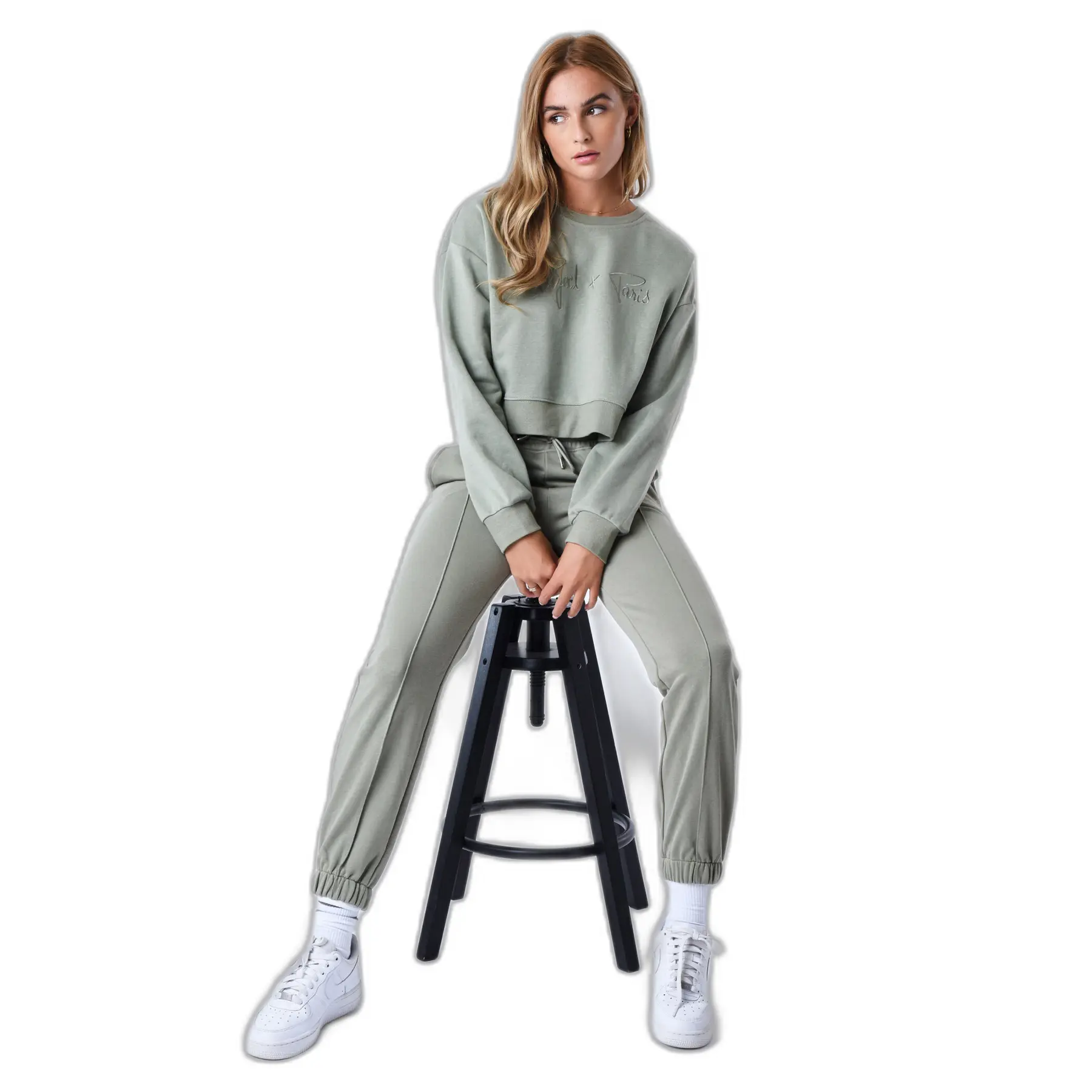 3665957164815 - Sweatshirt court weite Frau Basic