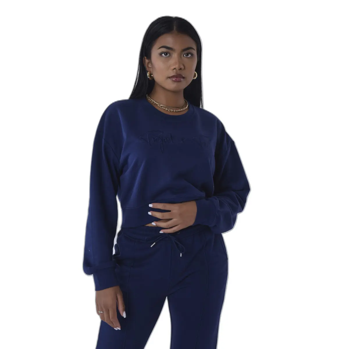 3665957164631 - Sweatshirt court weite Frau Basic