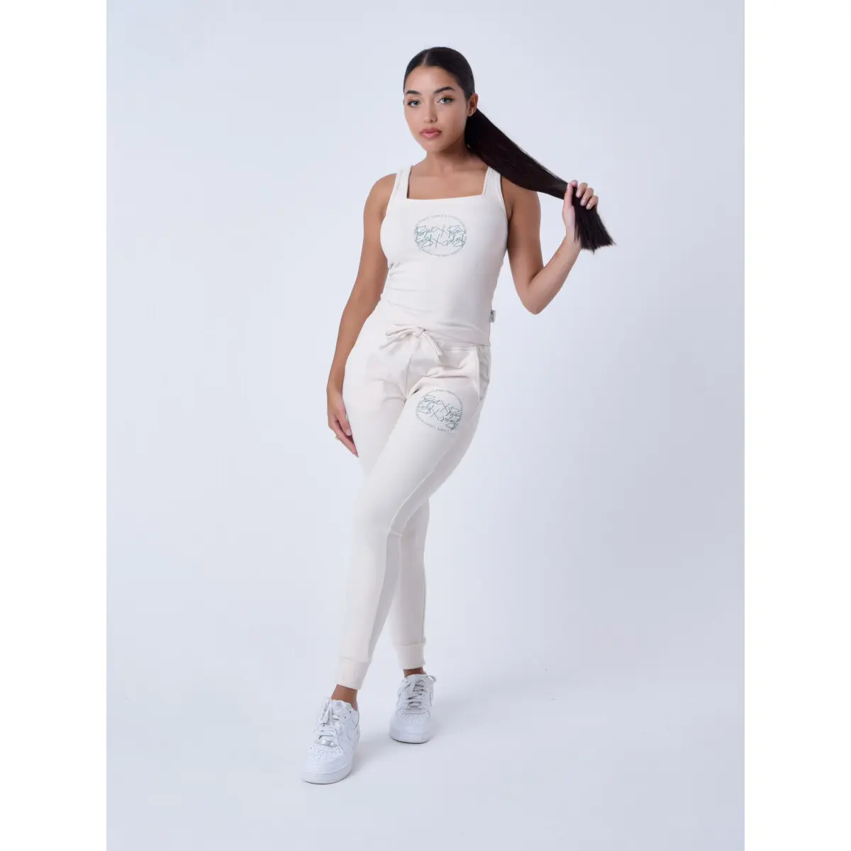 Canottiera da donna a contrasto