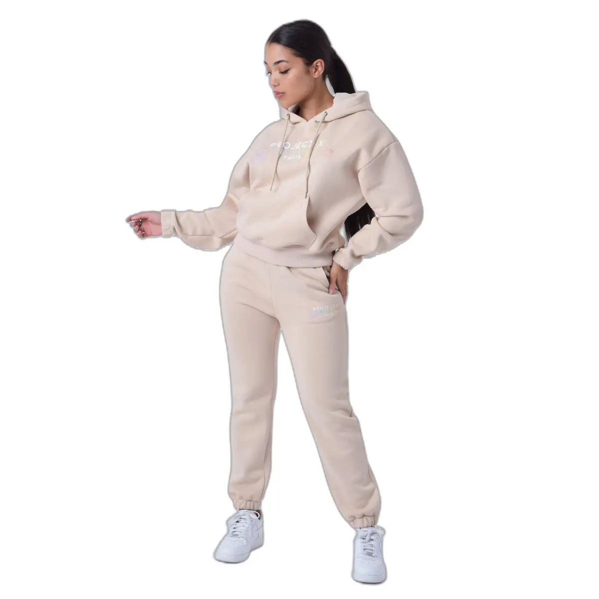 3665957161173 - Bestickter Damen-Hoodie Project X Paris