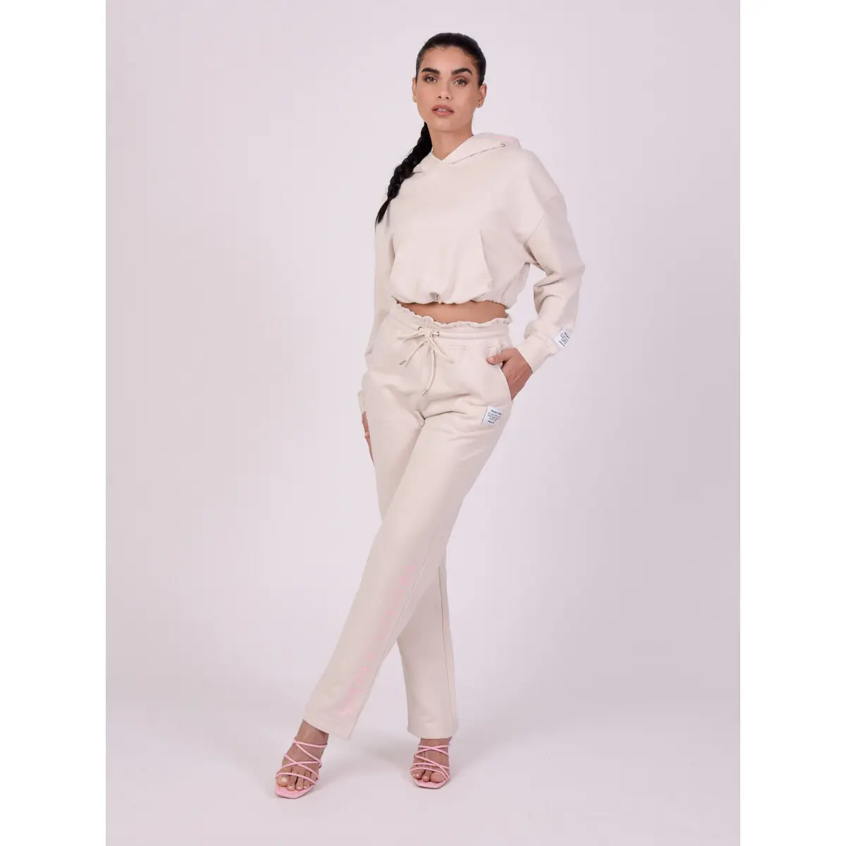 Pantaloni da jogging con logo script donna Project X Paris