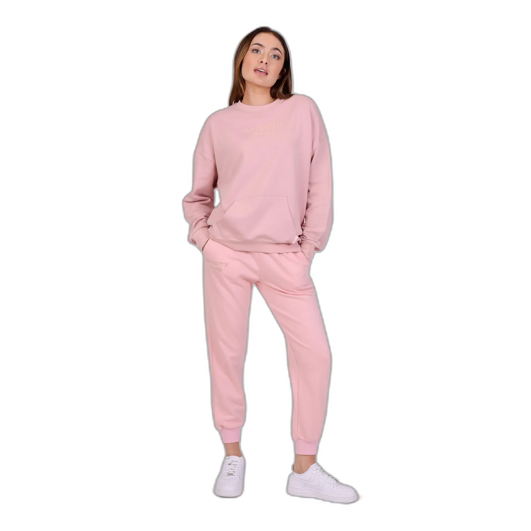 Pantaloni da jogging donna Project X Paris Broderie relief