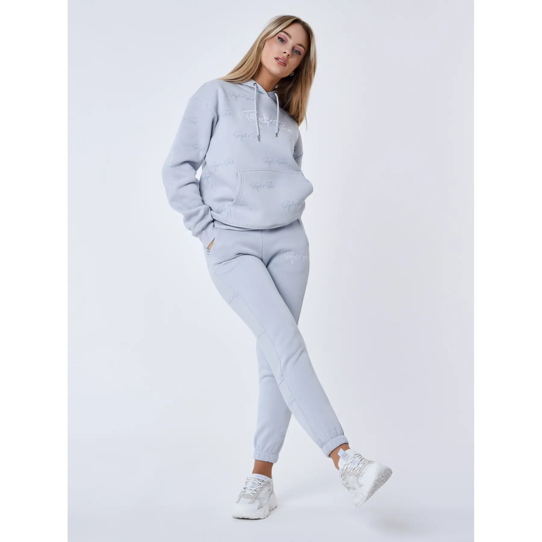 3665957229958 - Pantalon de jogging à bandes signature femme Project X Paris