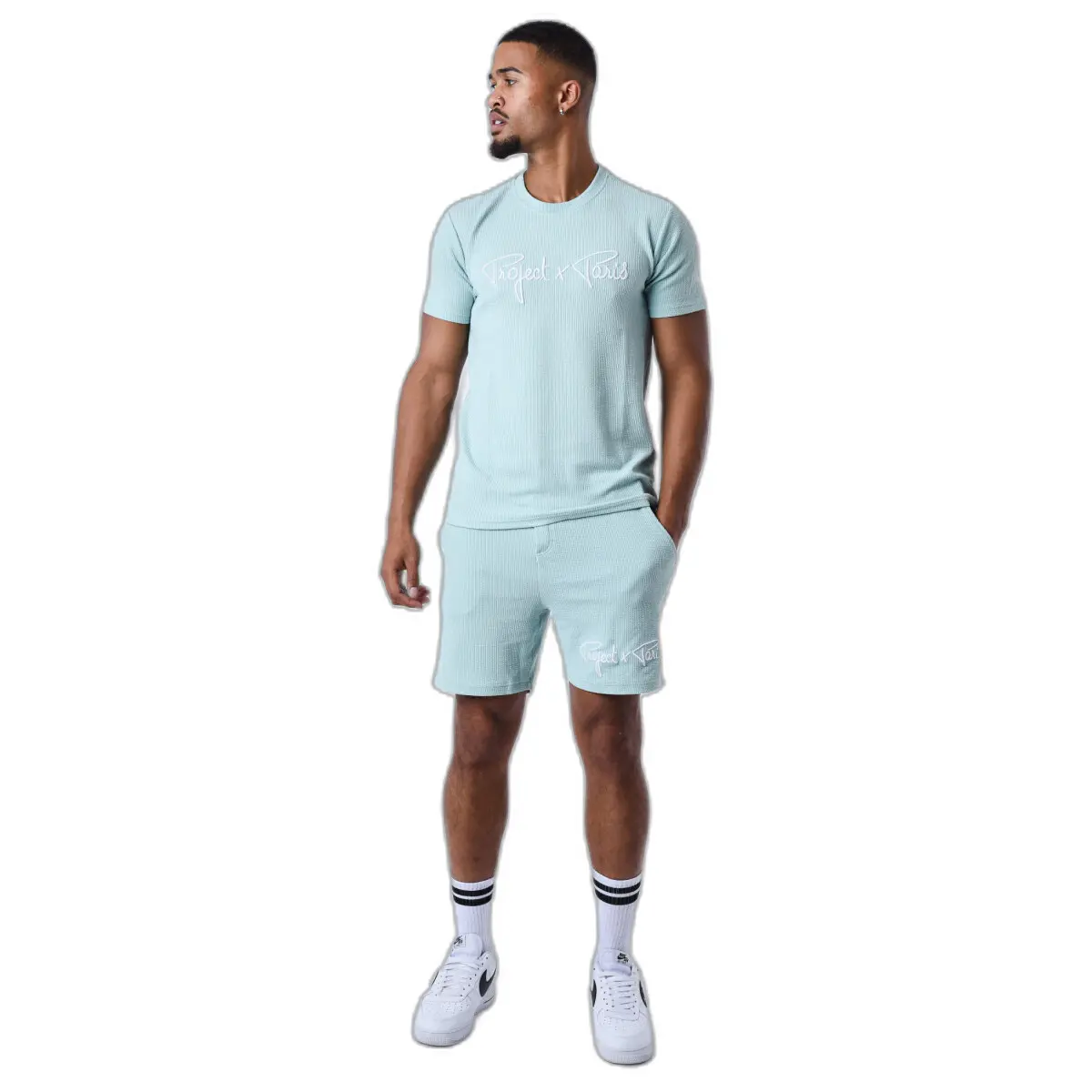 Maglietta con ricamo personalizzato  Waffle Logo