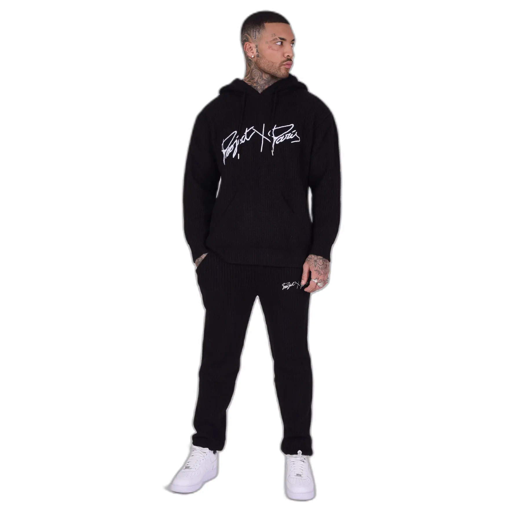 Hoodie aus Mesh Project X Paris Signature