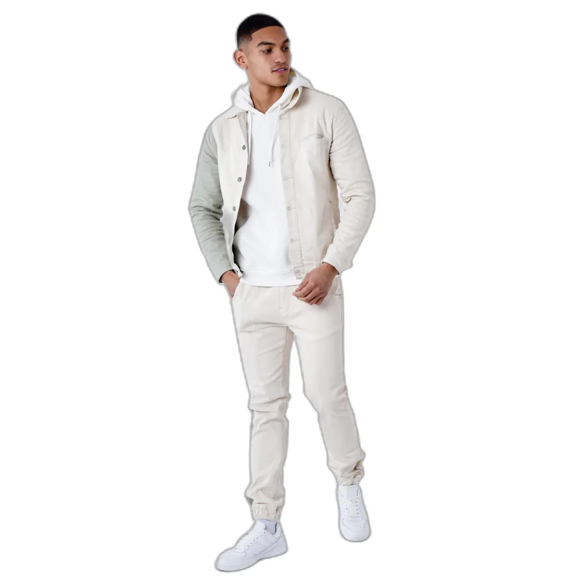 3665957194775 - Zweifarbige Jeansjacke Project X Paris