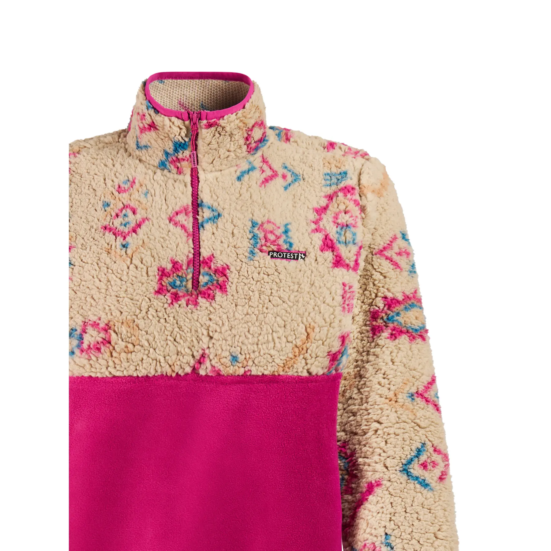 Fleece 1/4 Reißverschluss Damen Protest Dotty