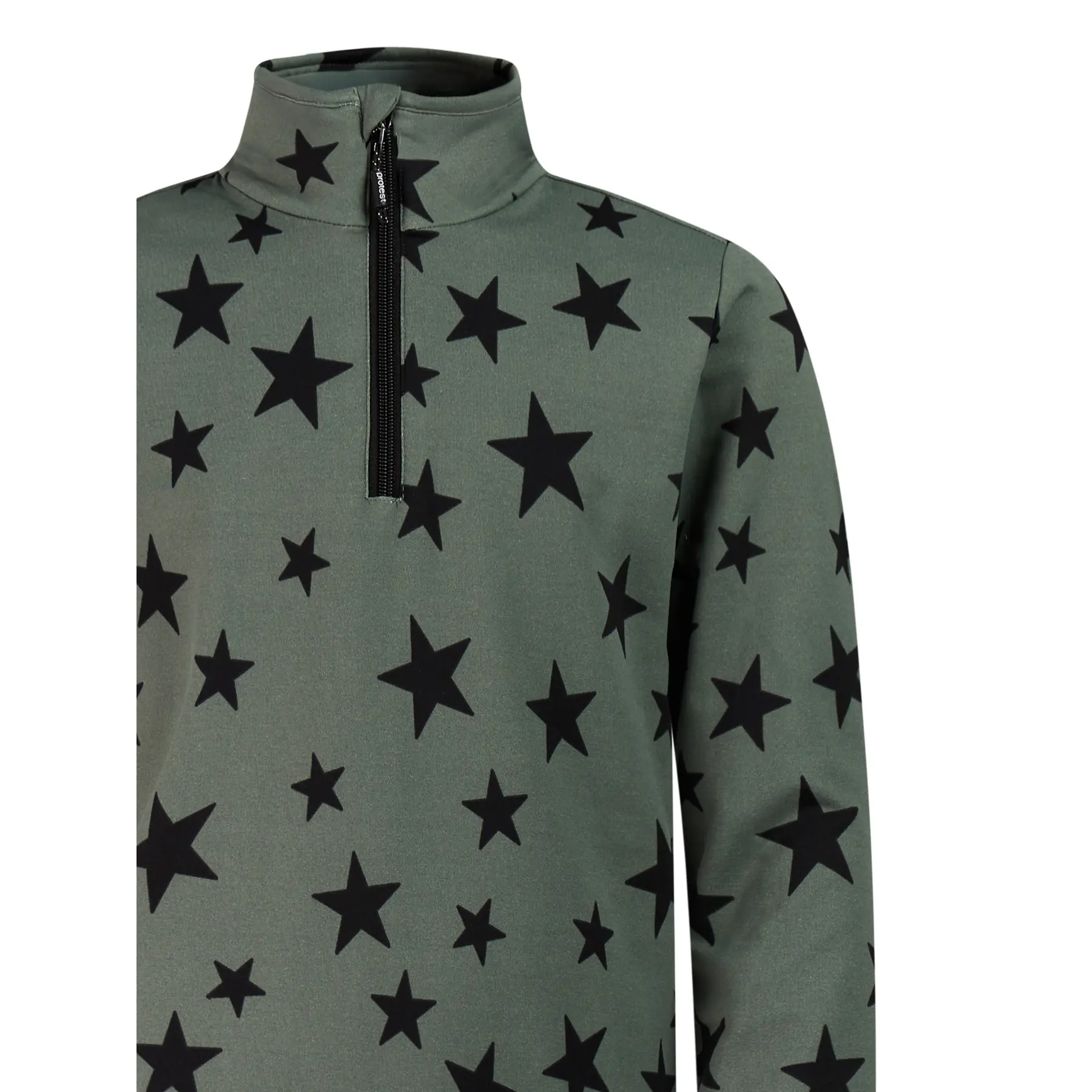 Fleece 1/4 Reißverschluss Mädchen Protest Topsy