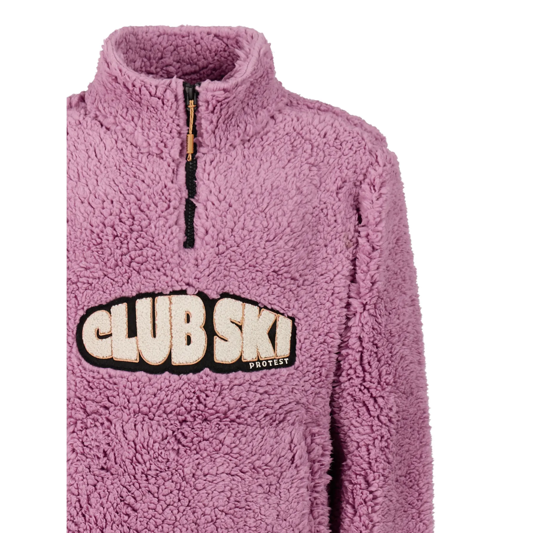 Fleece 1/4 Reißverschluss Mädchen Protest Katinka