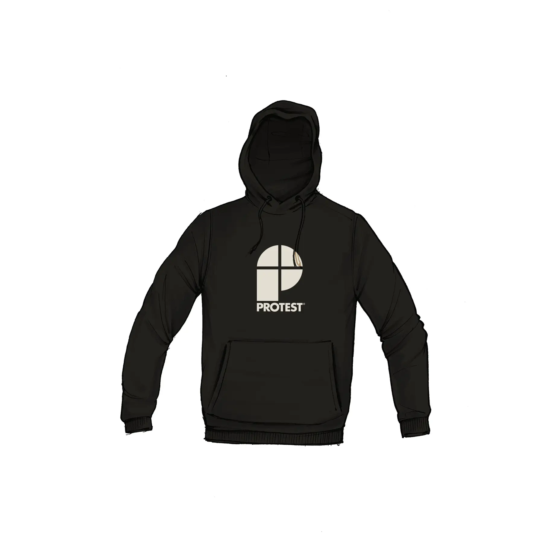 Hoodie Protest Classic Logo