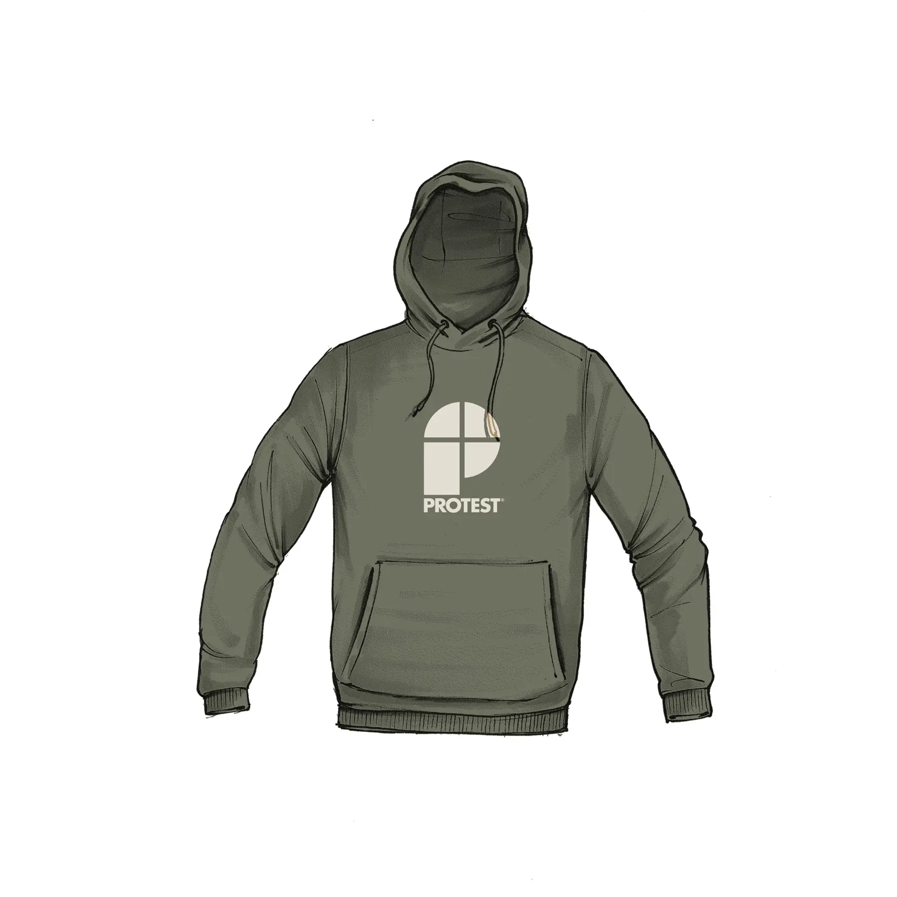 Hoodie Protest Classic Logo