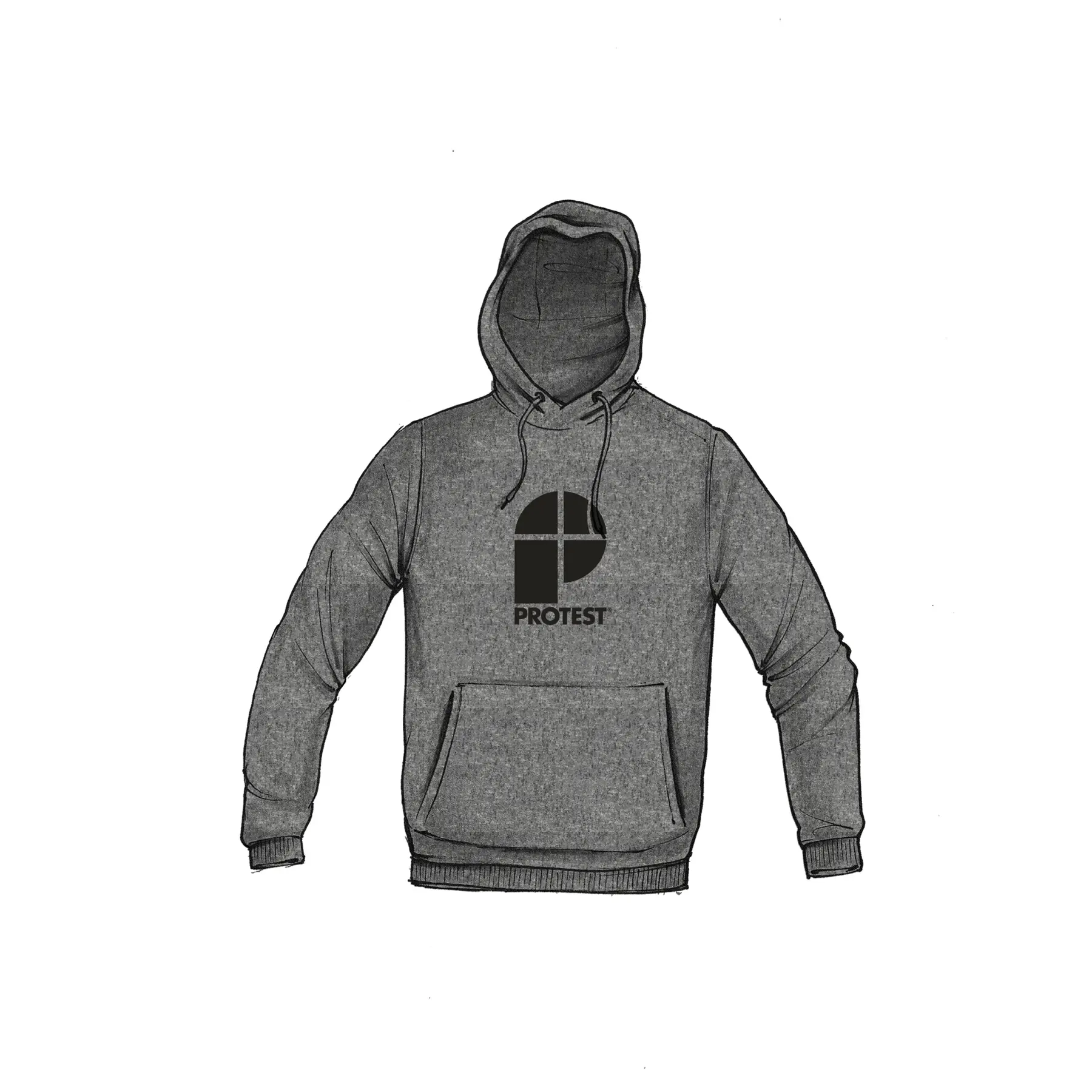 Hoodie Protest Classic Logo