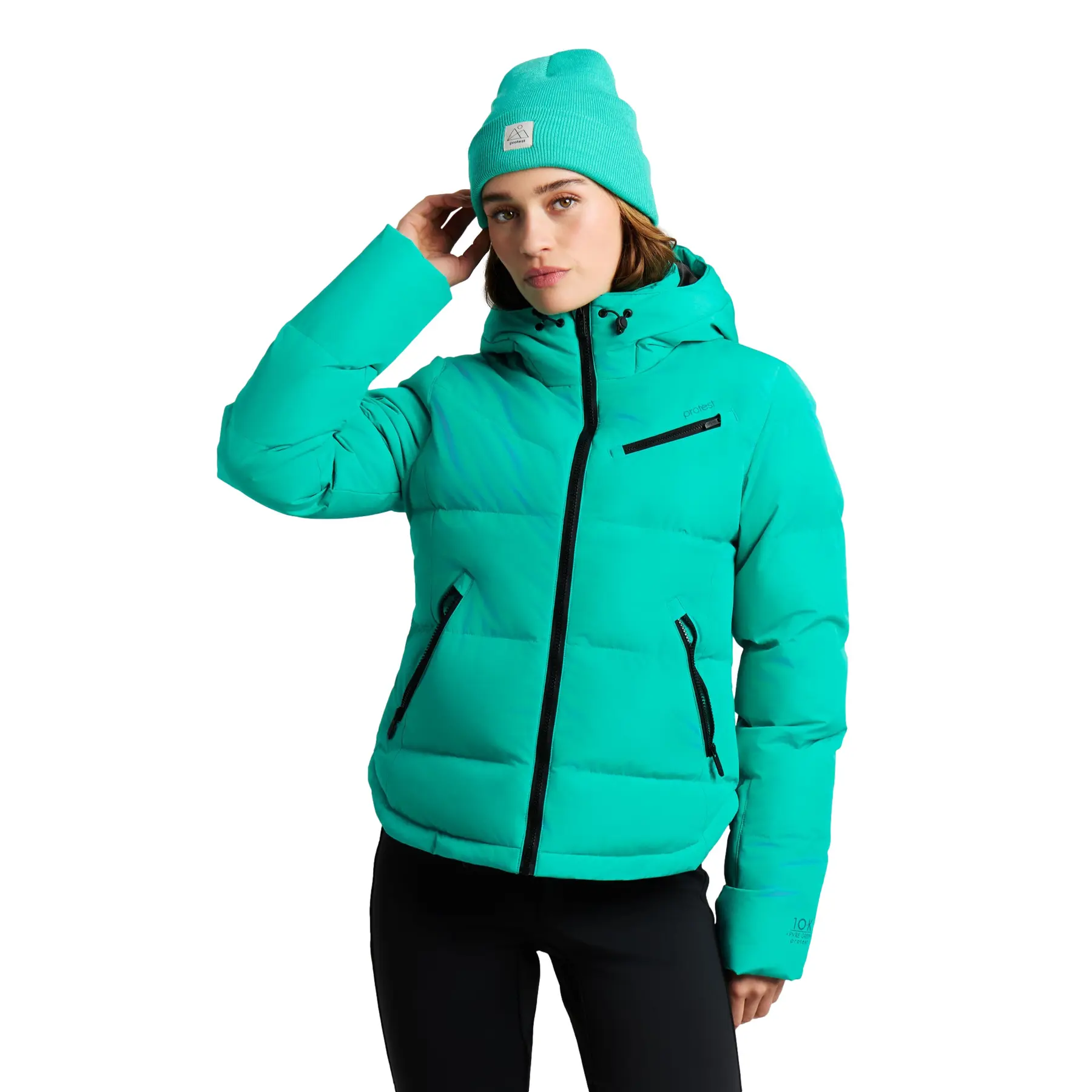 Daunenjacke mit Kapuze, Damen Protest Lucid