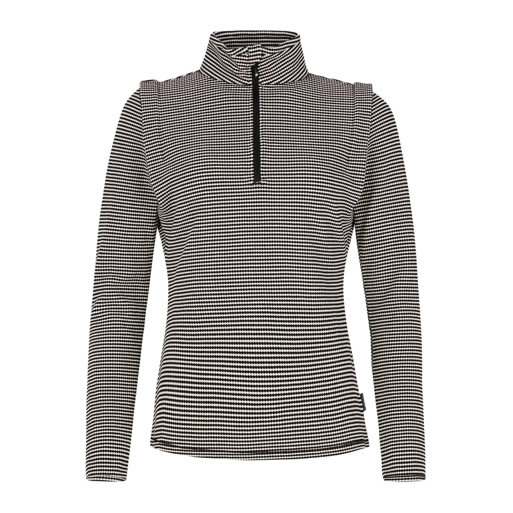 Damen Pulli 1/4 Reißverschluss Protest Ivory