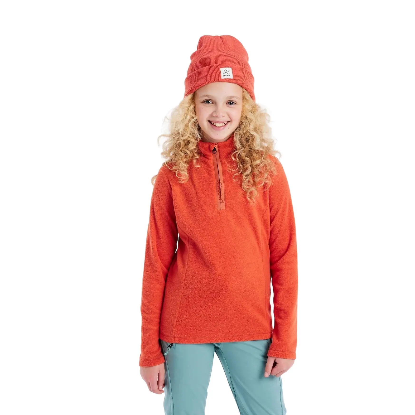 Girl's 1/4 Zip Fleece Protest Mutey