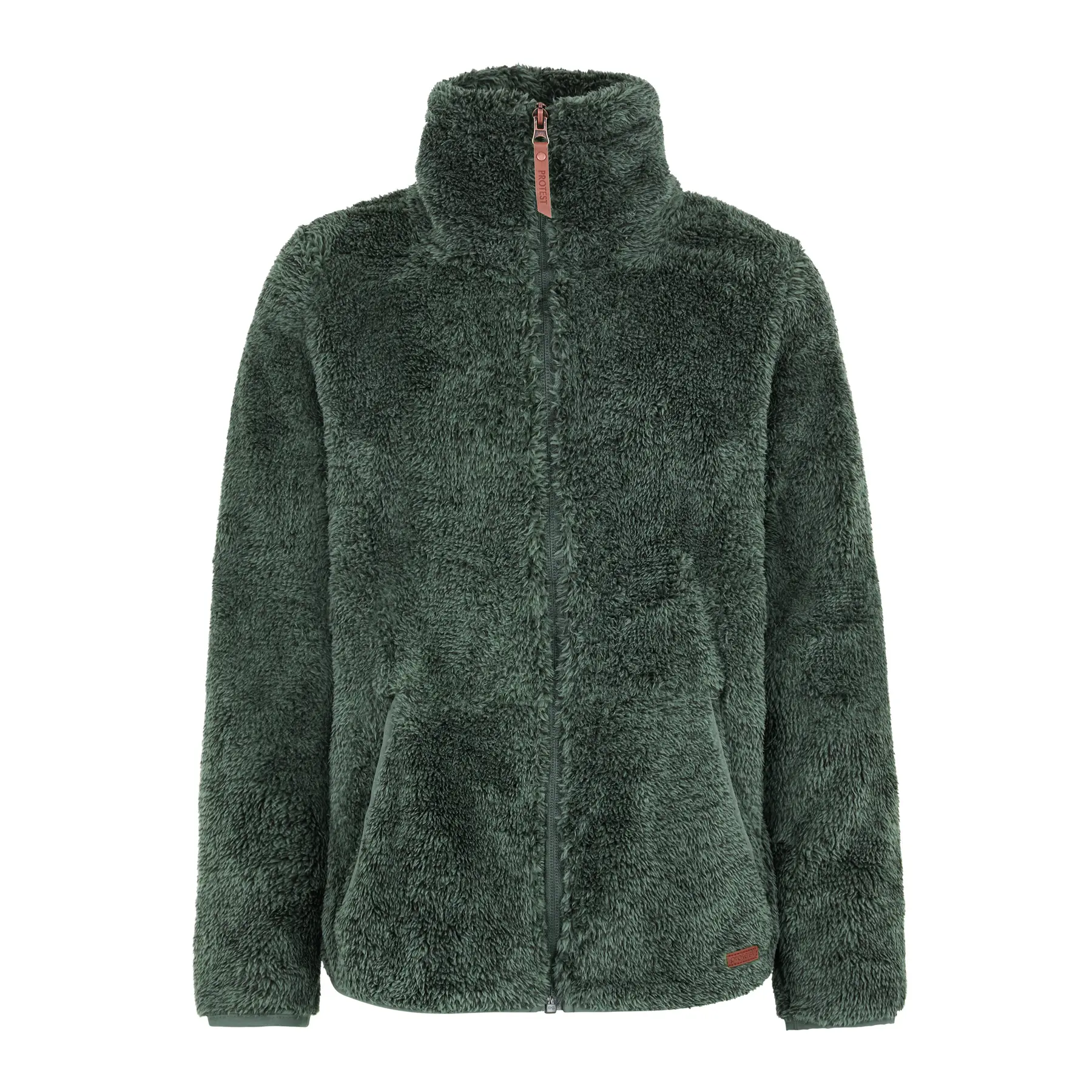 Mädchen-Fleecejacke mit Reißverschluss Protest Riri