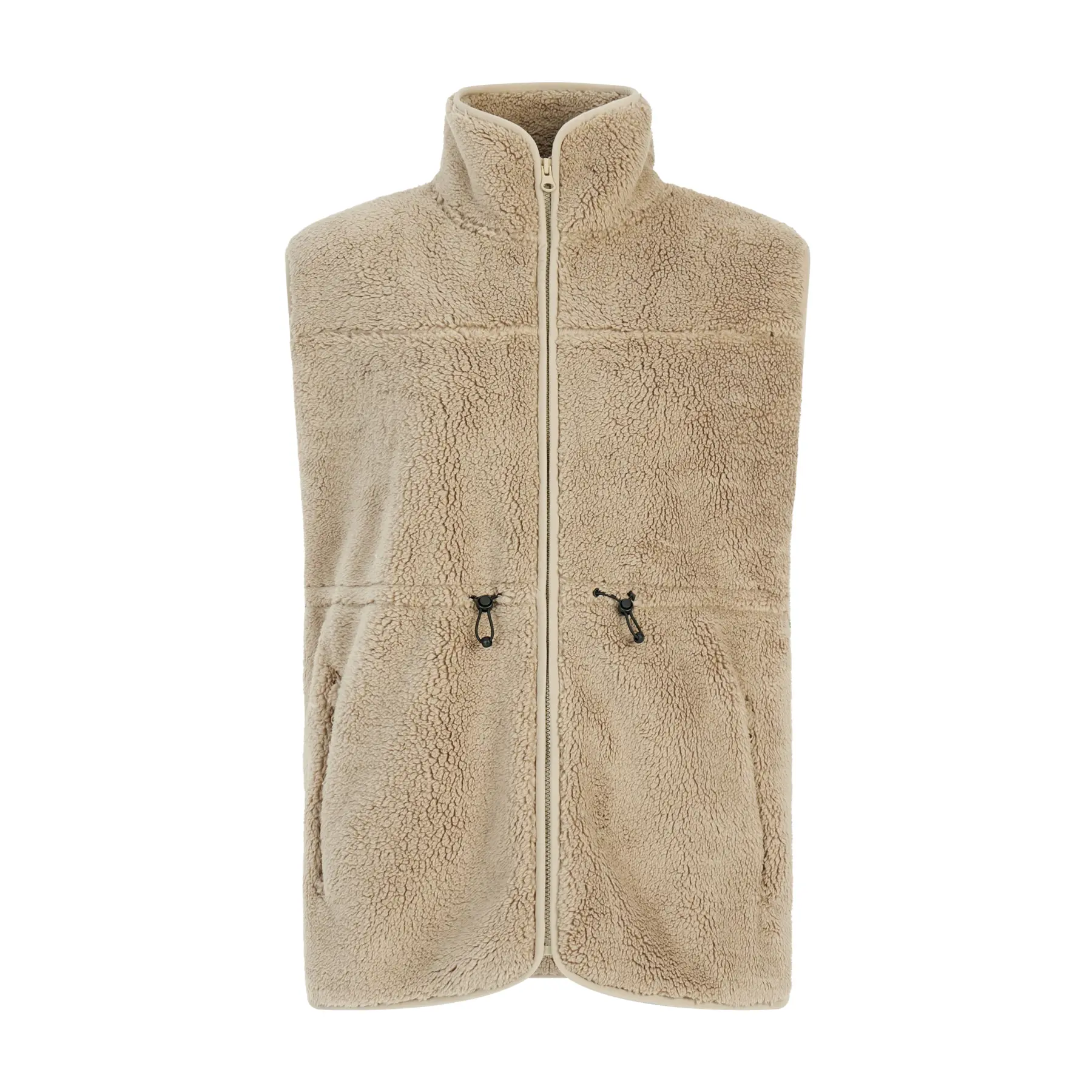 Protest Prtgym - Bodywarmer Dames - High-pile teddy fleece - Outdoor - Ritssluiting