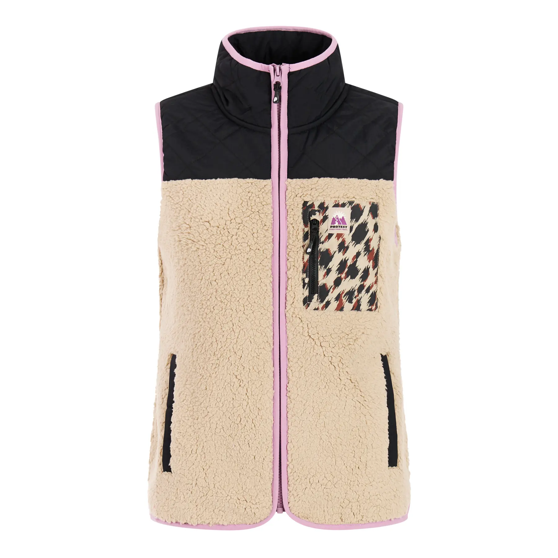 Sleeveless jacket for women Protest Friz