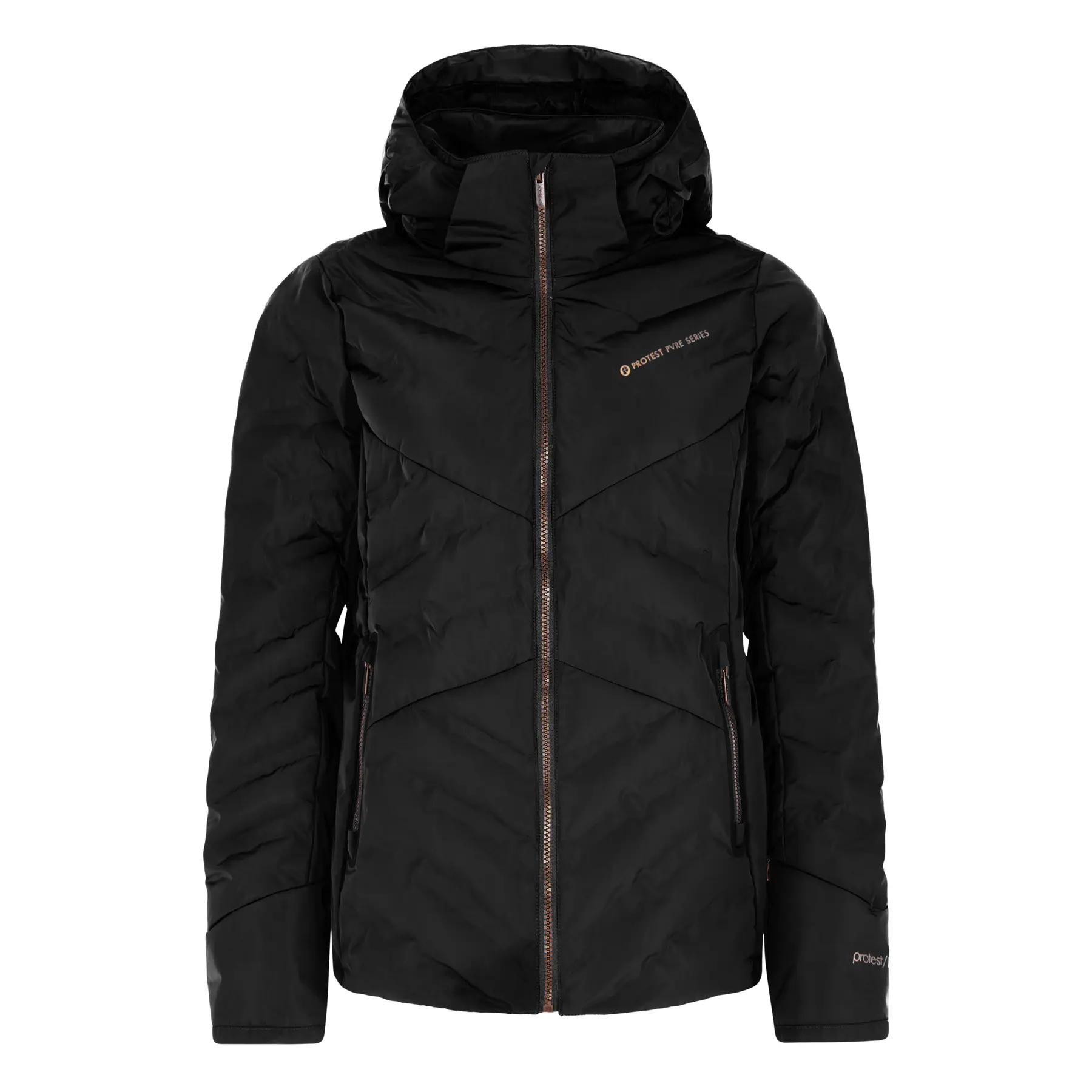 Women's Hooded Ski Jacket Protest Apply