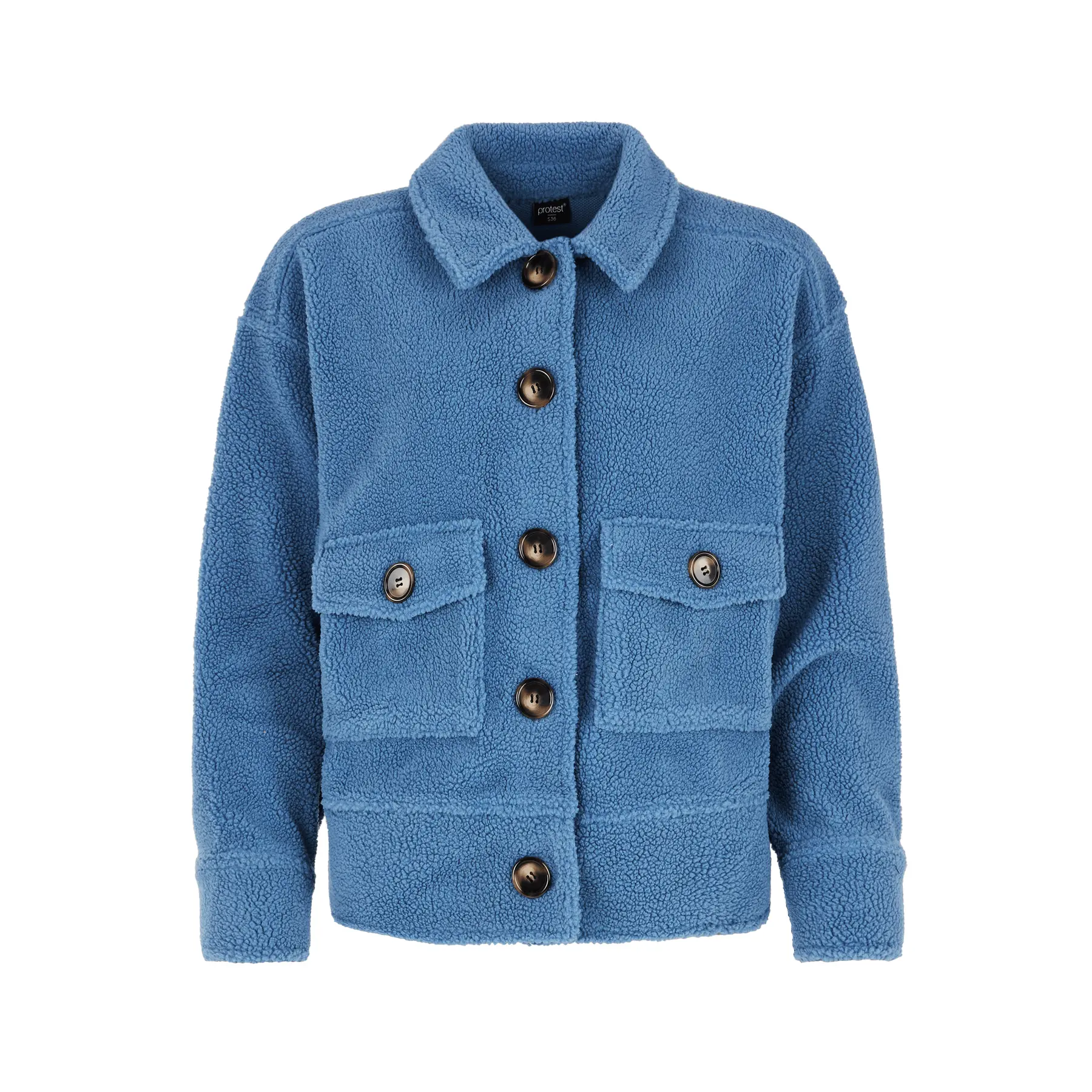 Damen Fleece Overshirt Protest Bond