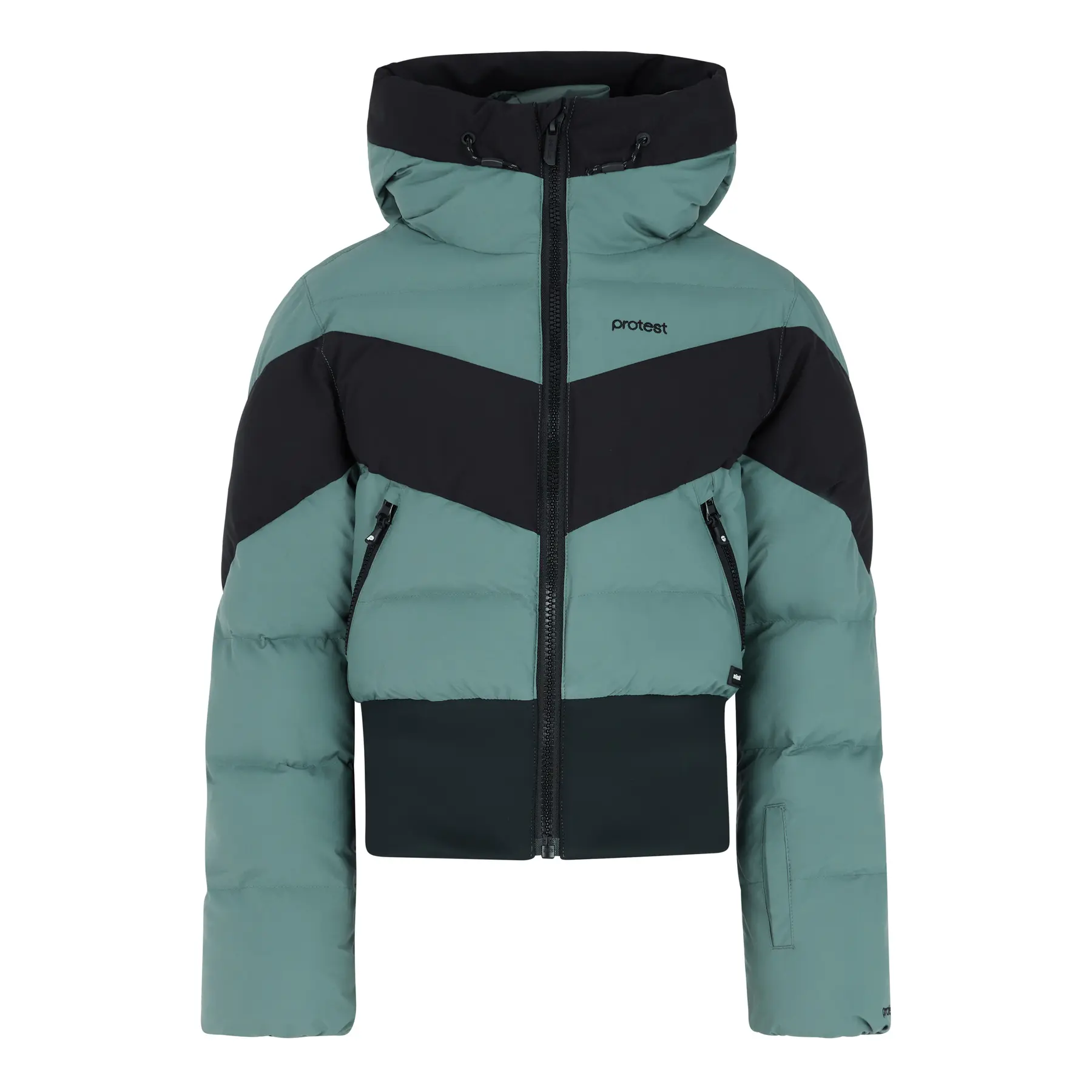 Mädchen Ski-Jacke mit Kapuze Protest Milou