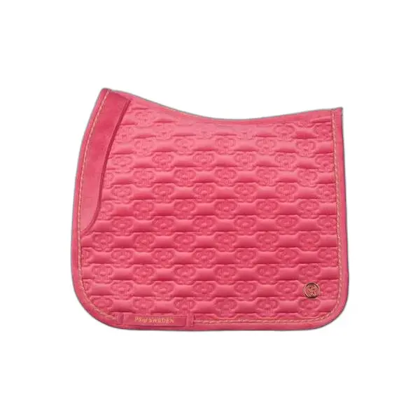 Ps Of Sweden Rose Velvet Dressage Saddle Pad For Horses Monogram