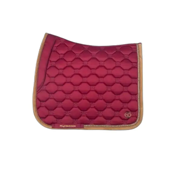 Ps Of Sweden Rouge Dressage Saddle Pad For Horses Vintage Monogram
