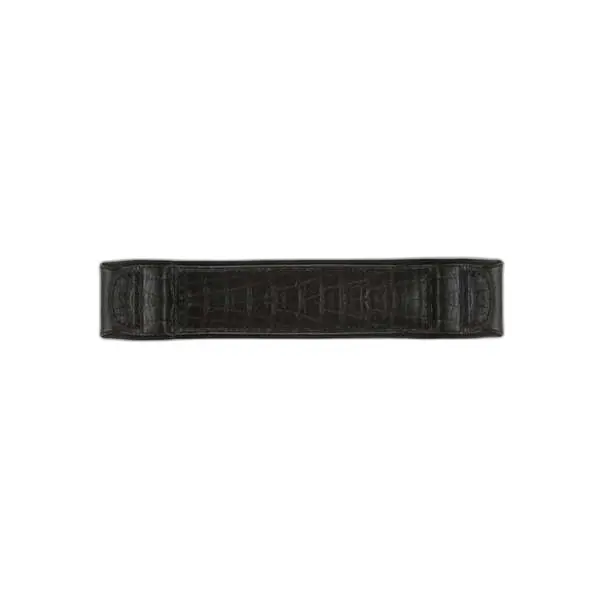 Ps Of Sweden Noir Horse Cheek Pieces High Jump Matte Croco