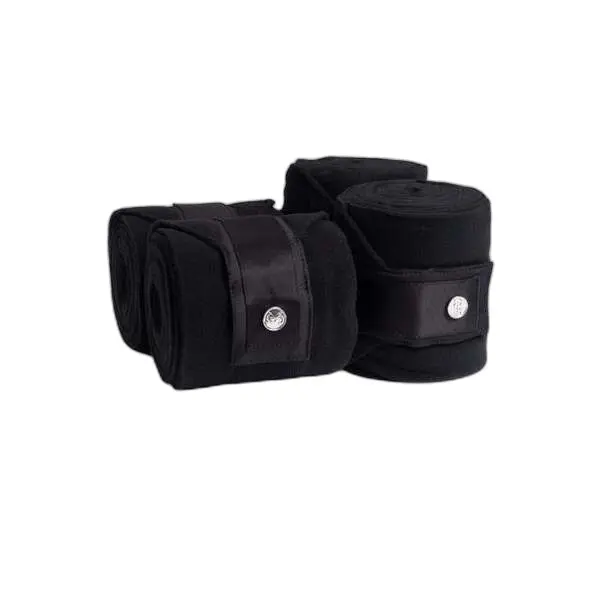 Bandages Polaires Equestrian Stockholm - Édition Noire - 4 Mètres - Neuf
