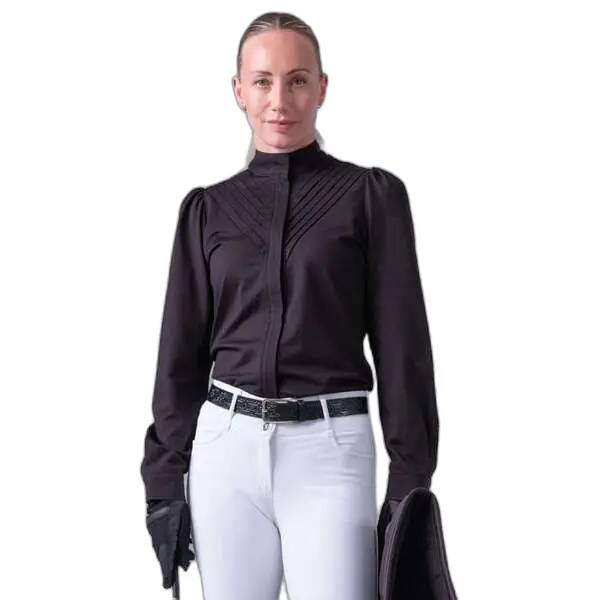 Camicia da concorso equestre a maniche lunghe da donna PS of Sweden Tindra Tuxedo