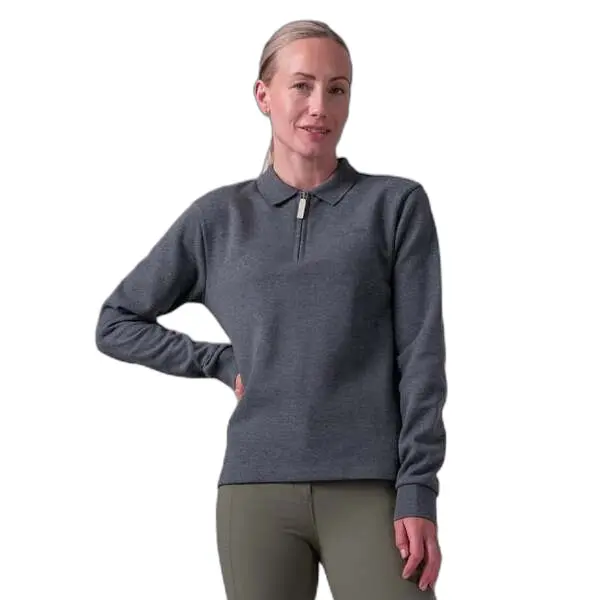 Ps Of Sweden Gris Riding Polo Long Sleeves Woman Olivia