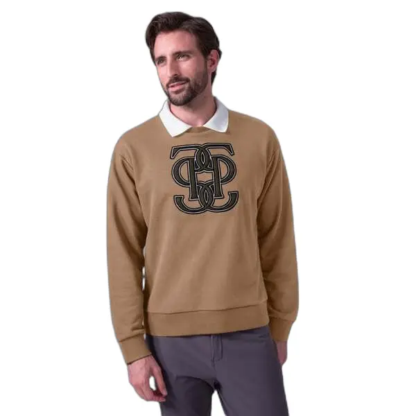 Ps Of Sweden Marron Sweatshirt Carl Monogram