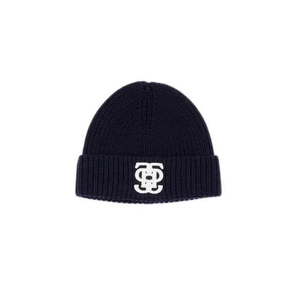 Ps Of Sweden Unisex Bleu Bonnet Lou Felt Monogram