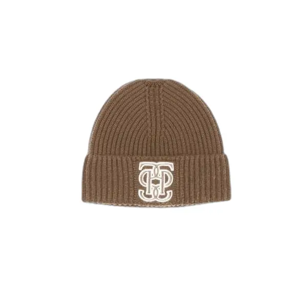 Ps Of Sweden Unisex Marron Bonnet Rio Twill Monogram