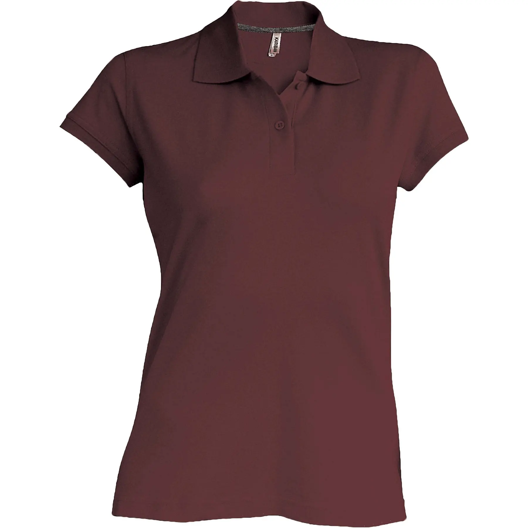 Damen Polo Mit Kurzen Ärmeln Kariban