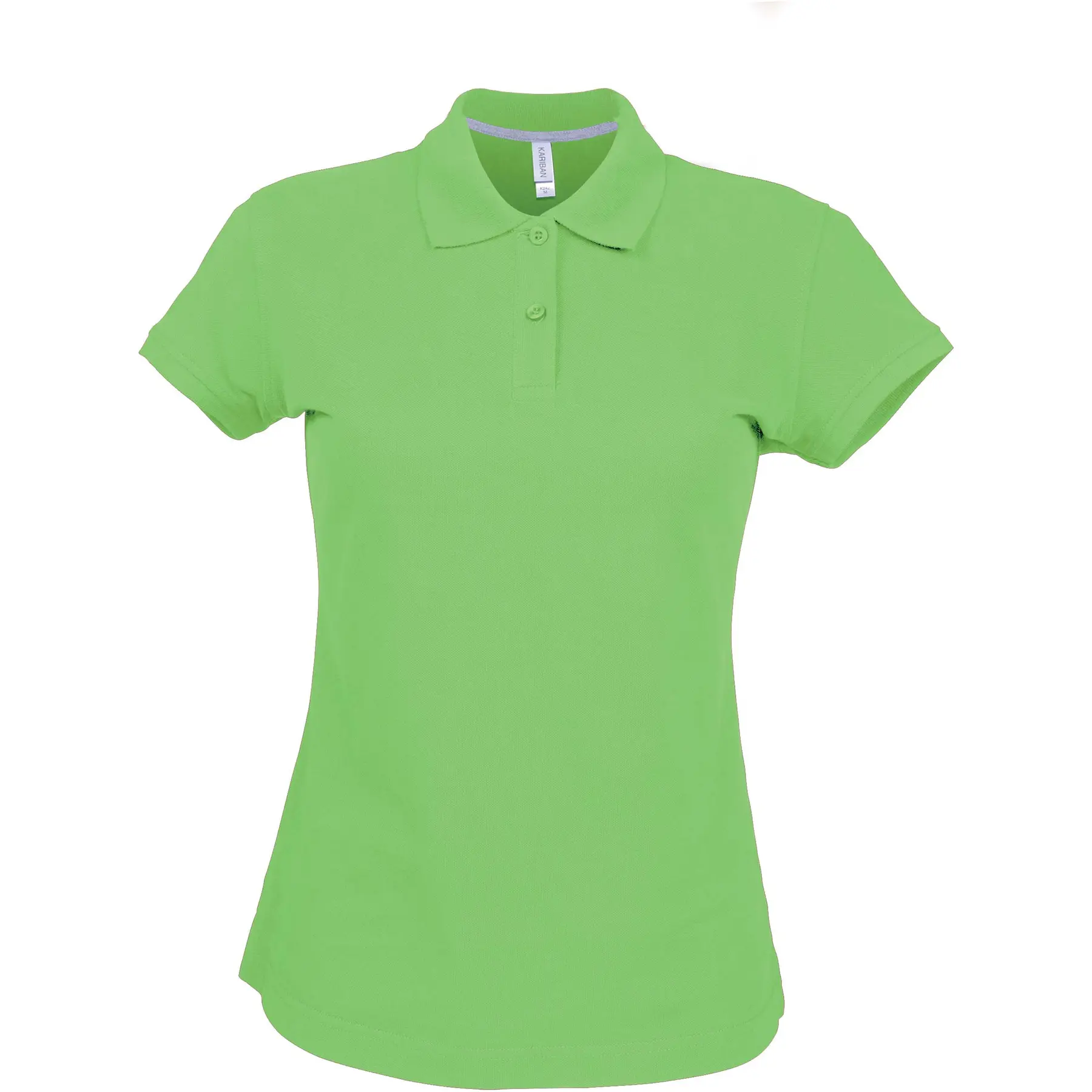 Damen Polo Mit Kurzen Ärmeln Kariban