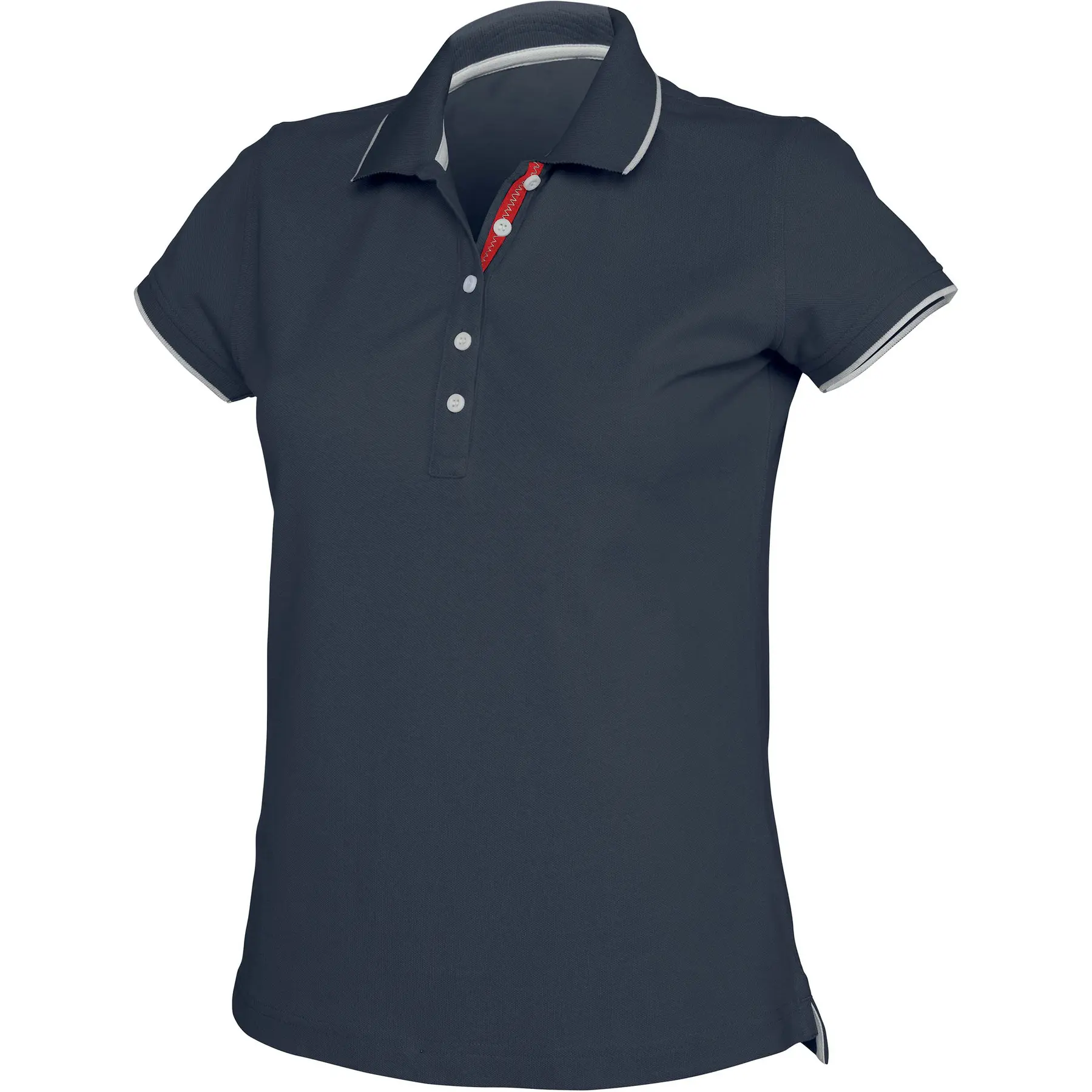 Polo-Shirt Damen Kariban maille piquée