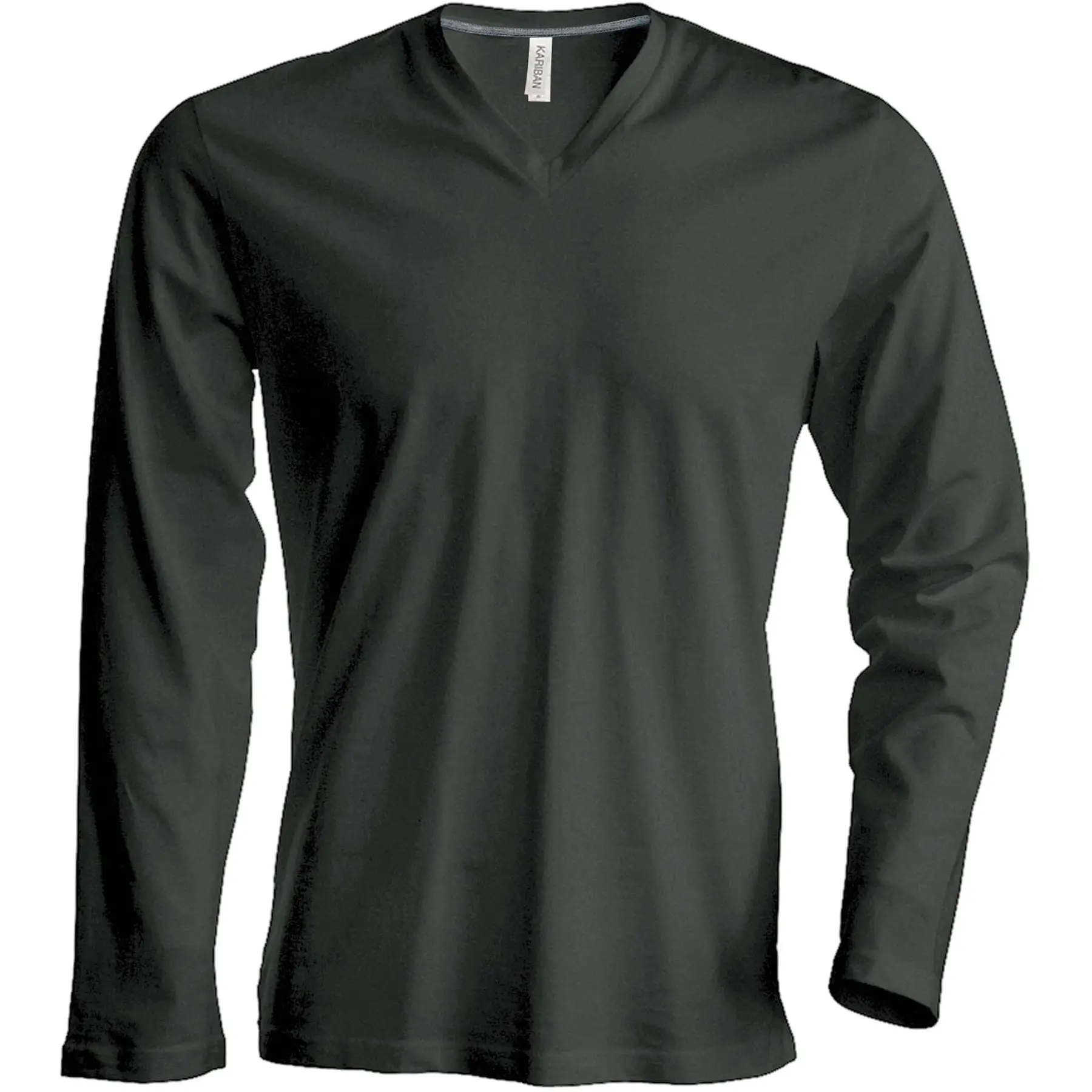 T-Shirt Kariban Col V manches longues