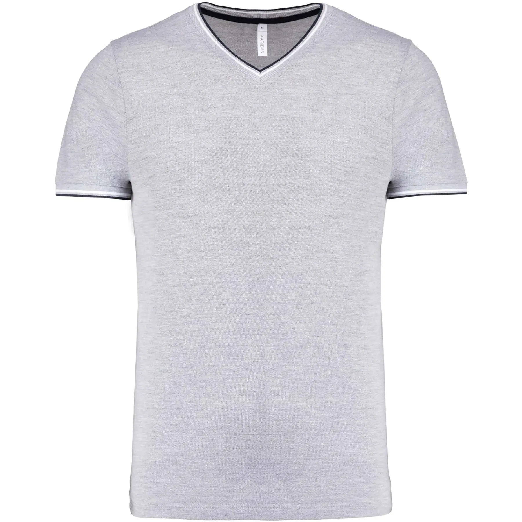 T-shirt Kariban Maille Piquée Col V