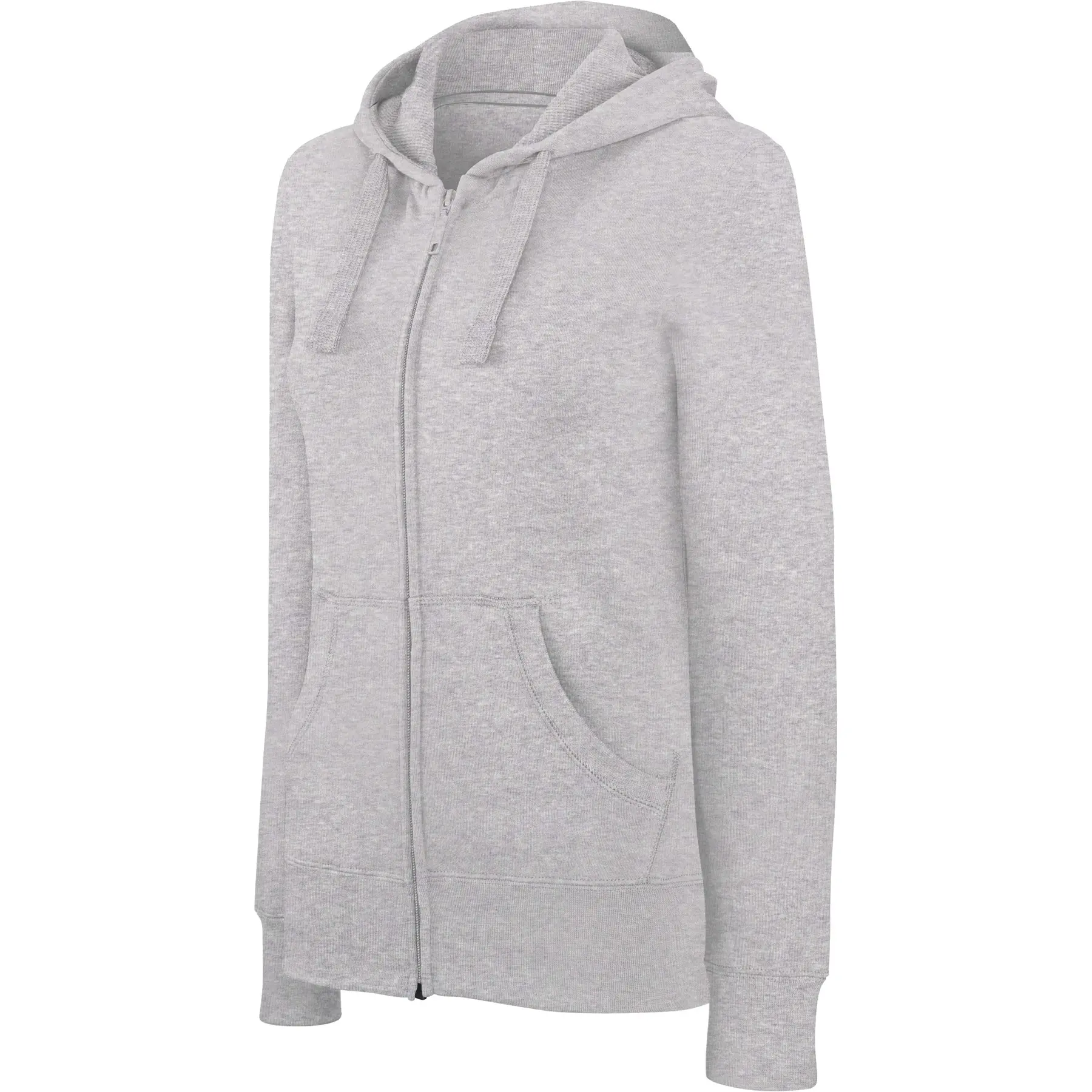 Kariban Women's Gris Zip-Up Hoodie
