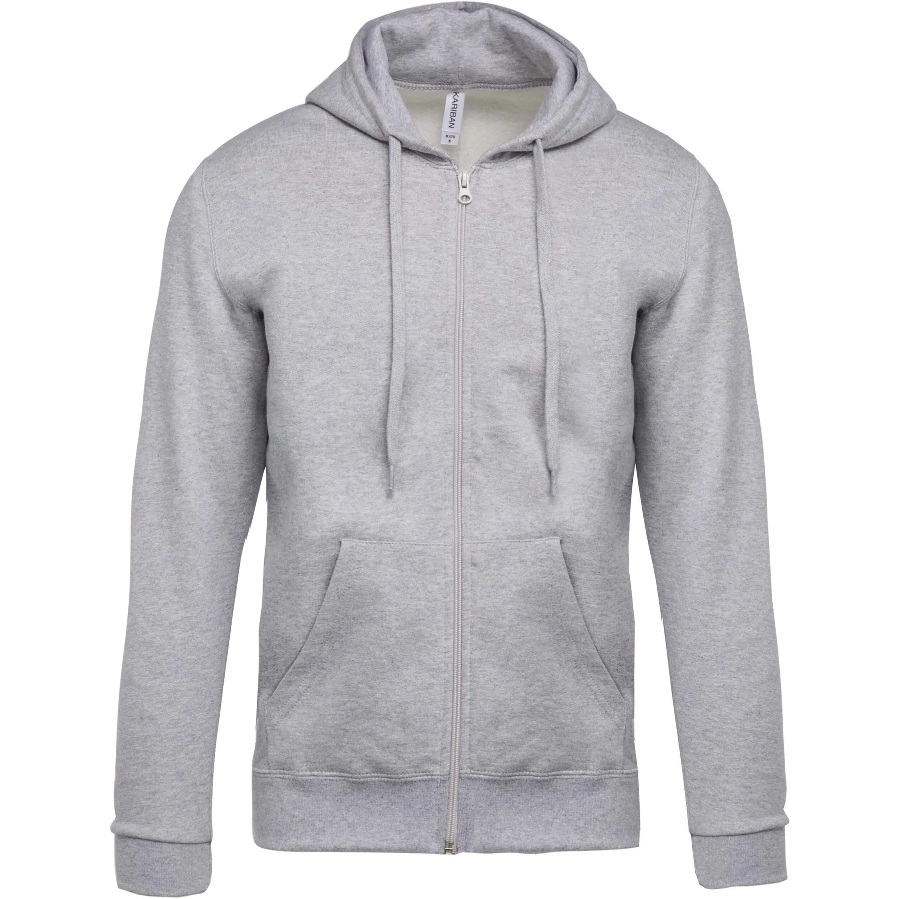 Kapuzensweatshirt mit Reißverschluss Kariban Molleton
