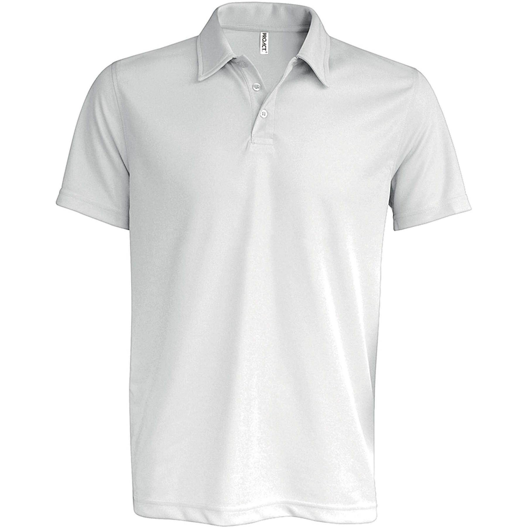Kurzarm-Poloshirt Proact Blanc-image