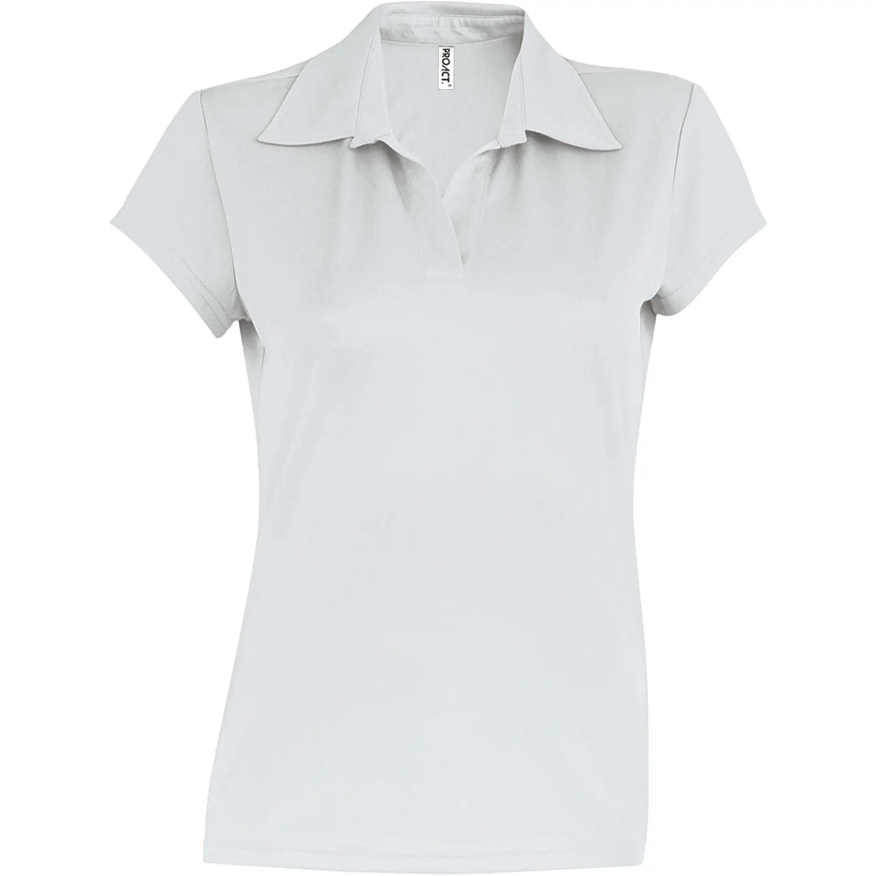 Kurzärmeliges Sport-Poloshirt für Damen Proact blanc
