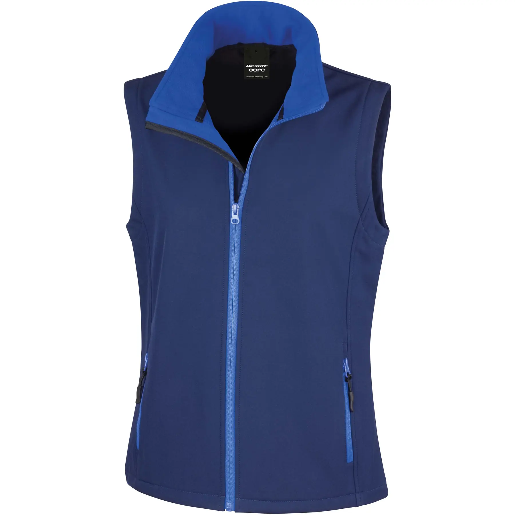 Result Women's Bleu Softshell Puffer Vest