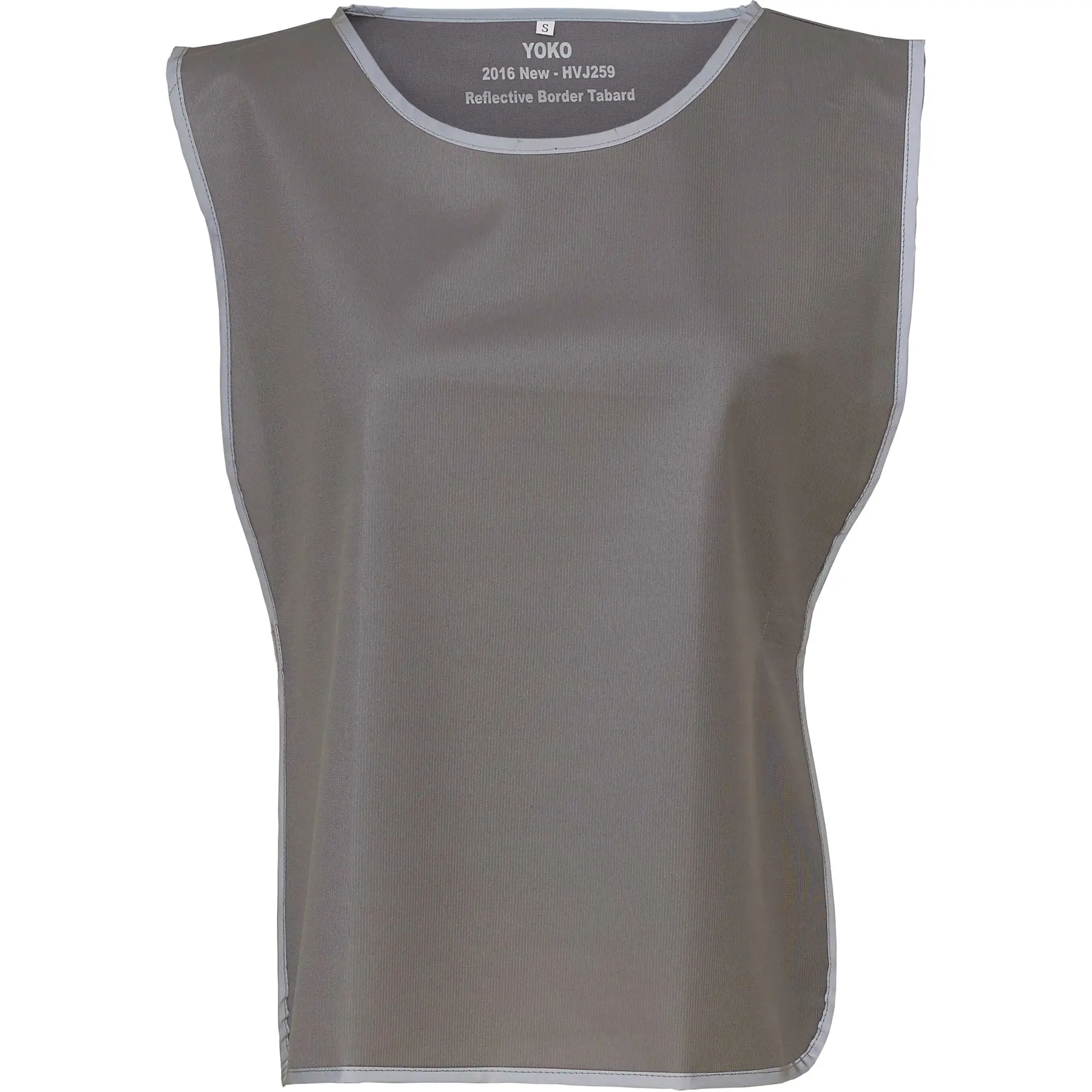 Yoko Chasuble à Bordure Réfléchissante , Gris, Taille 2XL/3XL