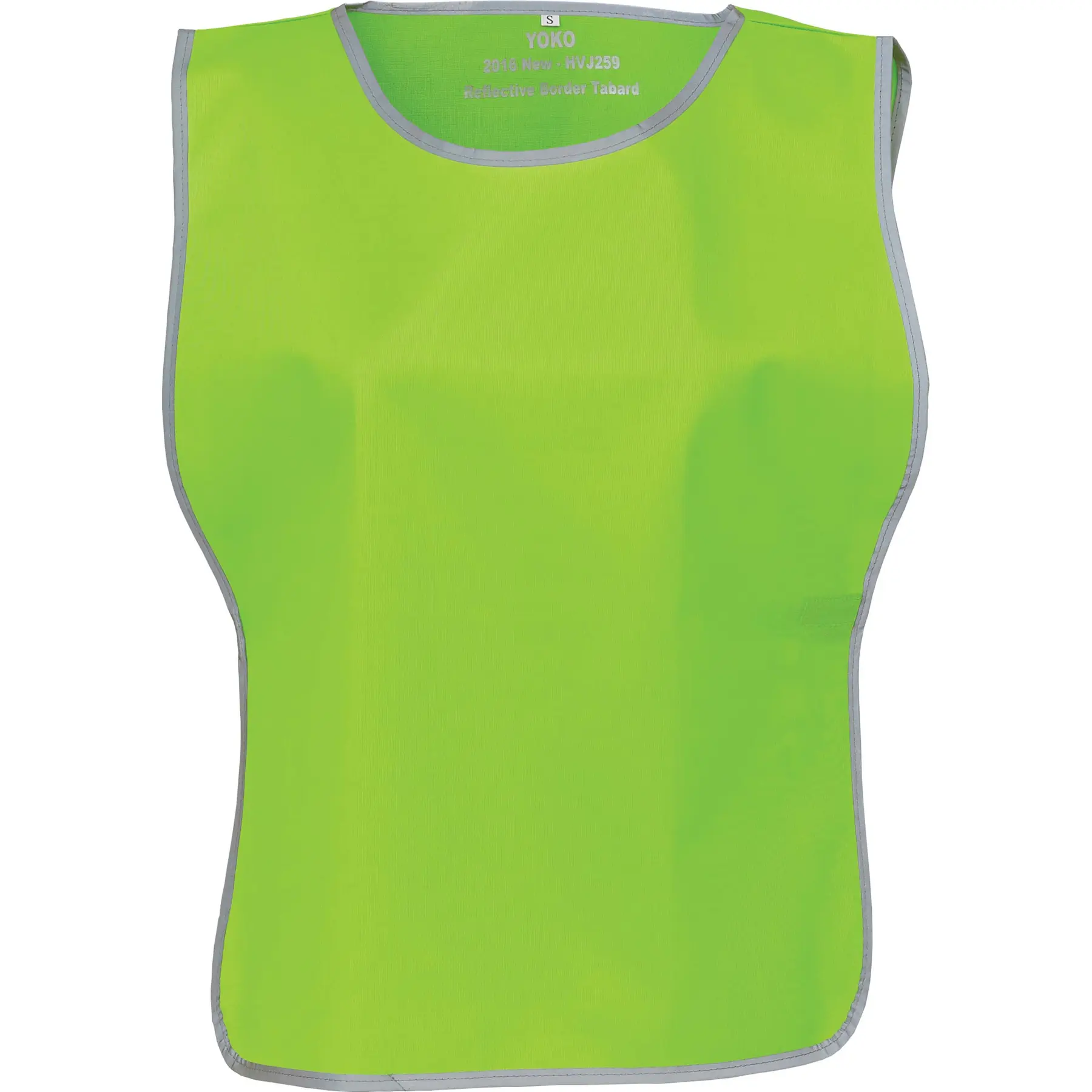 Yoko Chasuble à Bordure Réfléchissante , Vert, Taille 2XL/3XL